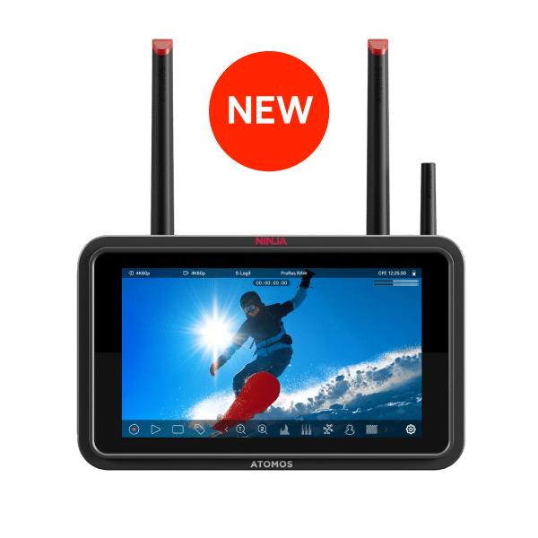Ninja TX – HDMI 2.0 12G-SDI & Wi-Fi 6E – 5″ Monitor-Recorder